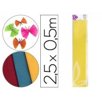 PAPEL CREPE AMARELO